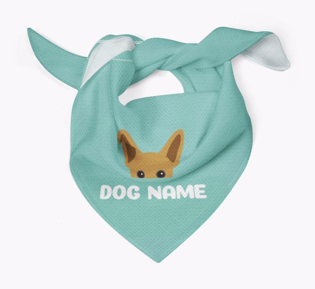 'Peeking Name' - Personalized {breedFullName} Bandana